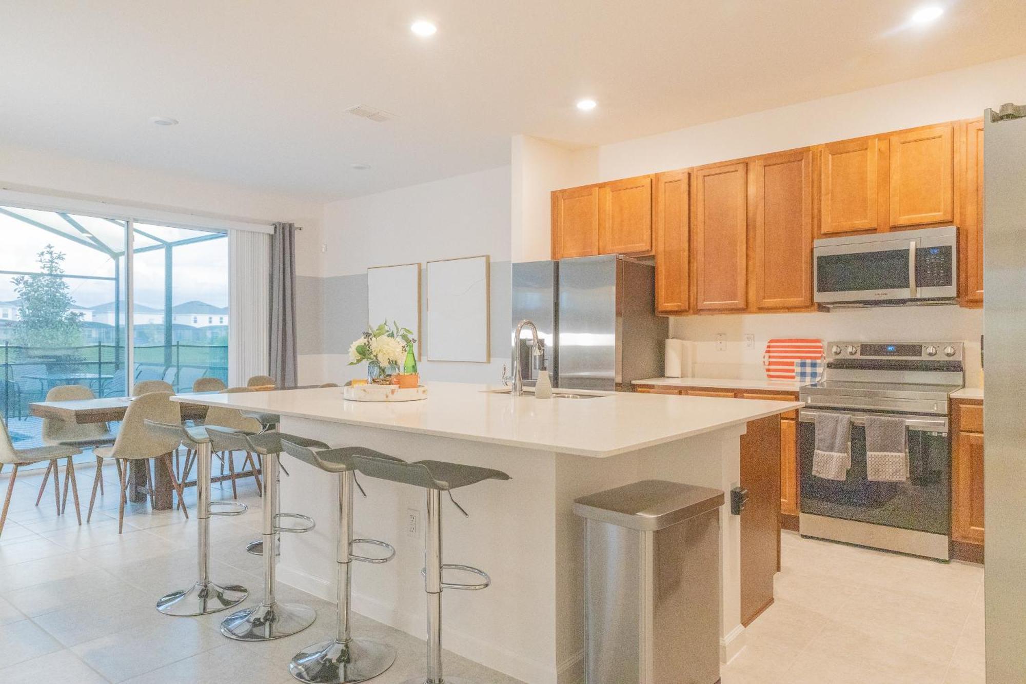 Waterfront Brand New Modern Luxury 8 Bedroom Pool House! Sleeps 16 Kissimmee Eksteriør billede